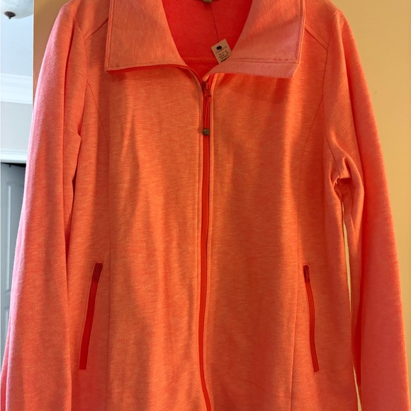 Talbots Vibrant Coral Utility Jacket - Picture 1 of 8